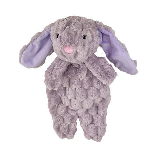 PetLou Fuzzy Friends Rabbit Plush Dog Toy Interactive Play