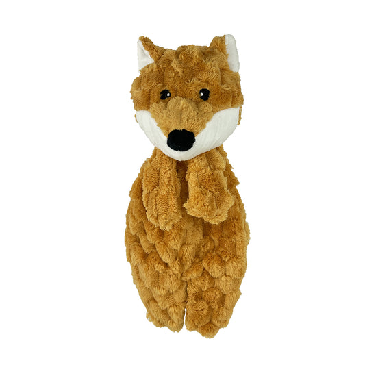 PetLou Fuzzy Friends Fox Plush Dog Toy Interactive Play