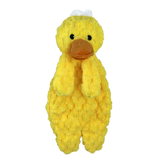 PetLou Fuzzy Friends Duck Plush Dog Toy Interactive Play