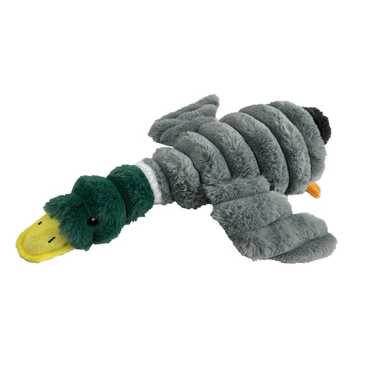 PetLou Farm Friends Mallard Duck Plush Dog Toy Interactive Play