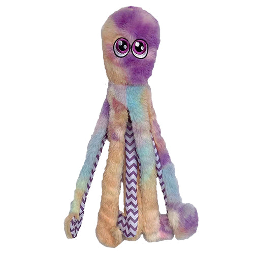 PetLou Octopus Plush Dog Toy - Purple Tie Dye