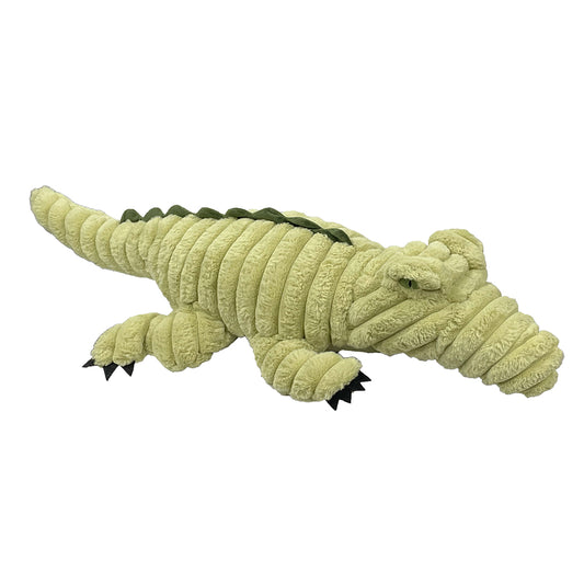 PetLou Zoo Friends Jumbo Alligator Plush Dog Toy Interactive Play