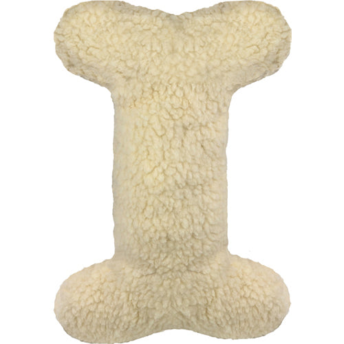 PetLou Fleece Bone Soft Dog Toy with Squeakers and Grunter
