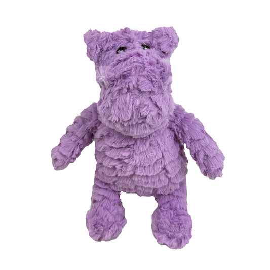 PetLou Hippo Plush Durable Dog Toy Interactive Chew Tugging Play