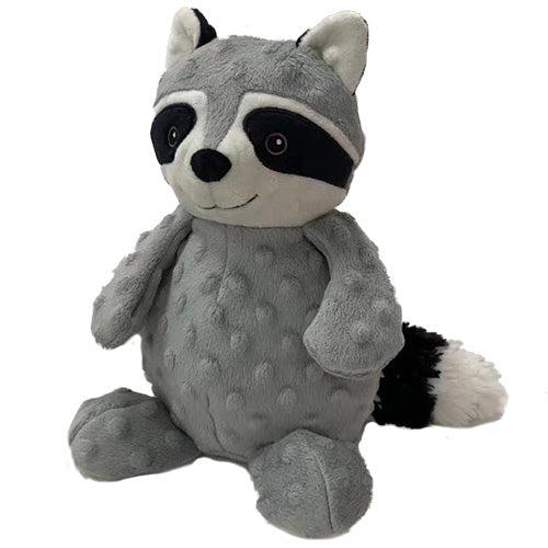 PetLou Dotty Friends Raccoon Plush Dog Toy