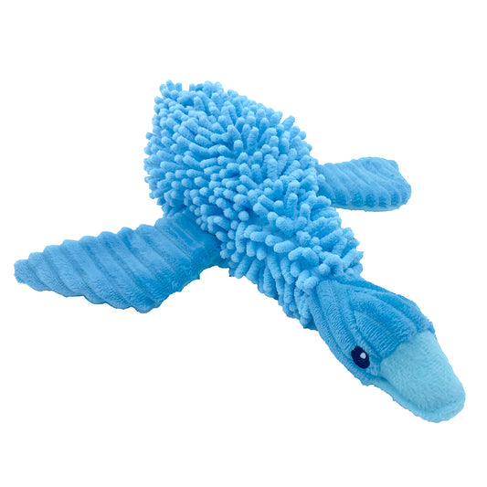 PetLou Blue Bay Mallard Duck Micro Plush Dog Toy