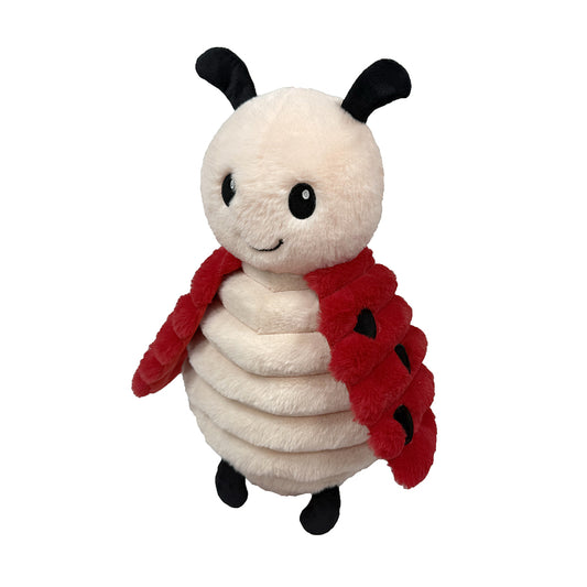 PetLou Ladybug Plush Dog Toy Durable Soft Play