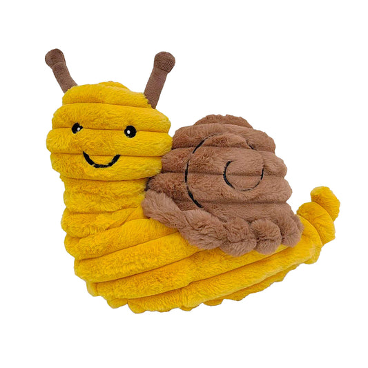 PetLou Snail Plush Dog Toy Durable Soft Play