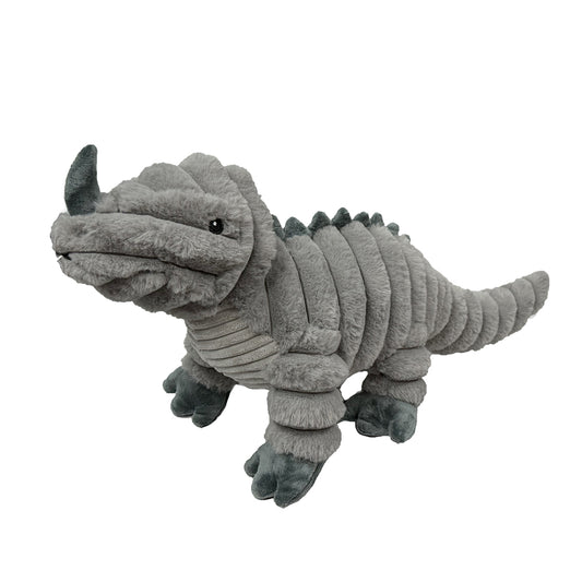 PetLou Rhino Iguana Plush Dog Toy Durable Soft Play