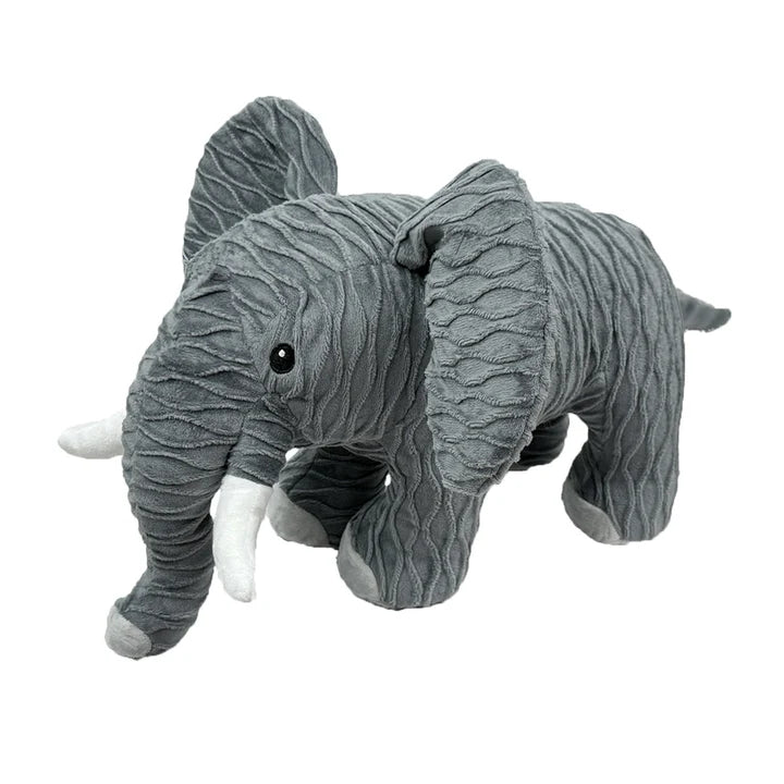 PetLou Elephant Textured Plush Dog Toy Sensory Play