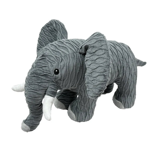 PetLou Elephant Textured Plush Dog Toy Sensory Play