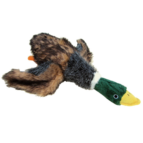 PetLou Colossals Mallard Duck Plush Dog Toy with Squeaker and Grunter
