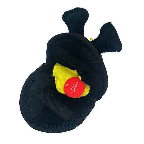 PetLou Rip 4 Treats Bee Treat-Dispensing Plush Dog Toy