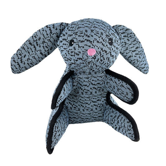 PetLou Farmhouse Rabbit Sneaker Fabric Plush Dog Toy