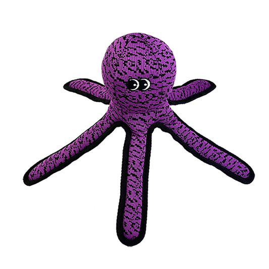 PetLou Farmhouse Octopus Plush Dog Toy with Grunter