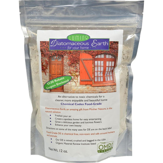 Lumino Food Grade Diatomaceous Earth for Home | Natural Deodorizer & Absorbent
