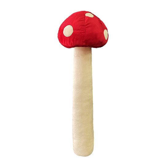 PetLou Fresh Food Mushroom Giant Plush Dog Toy with Multiple Squeakers