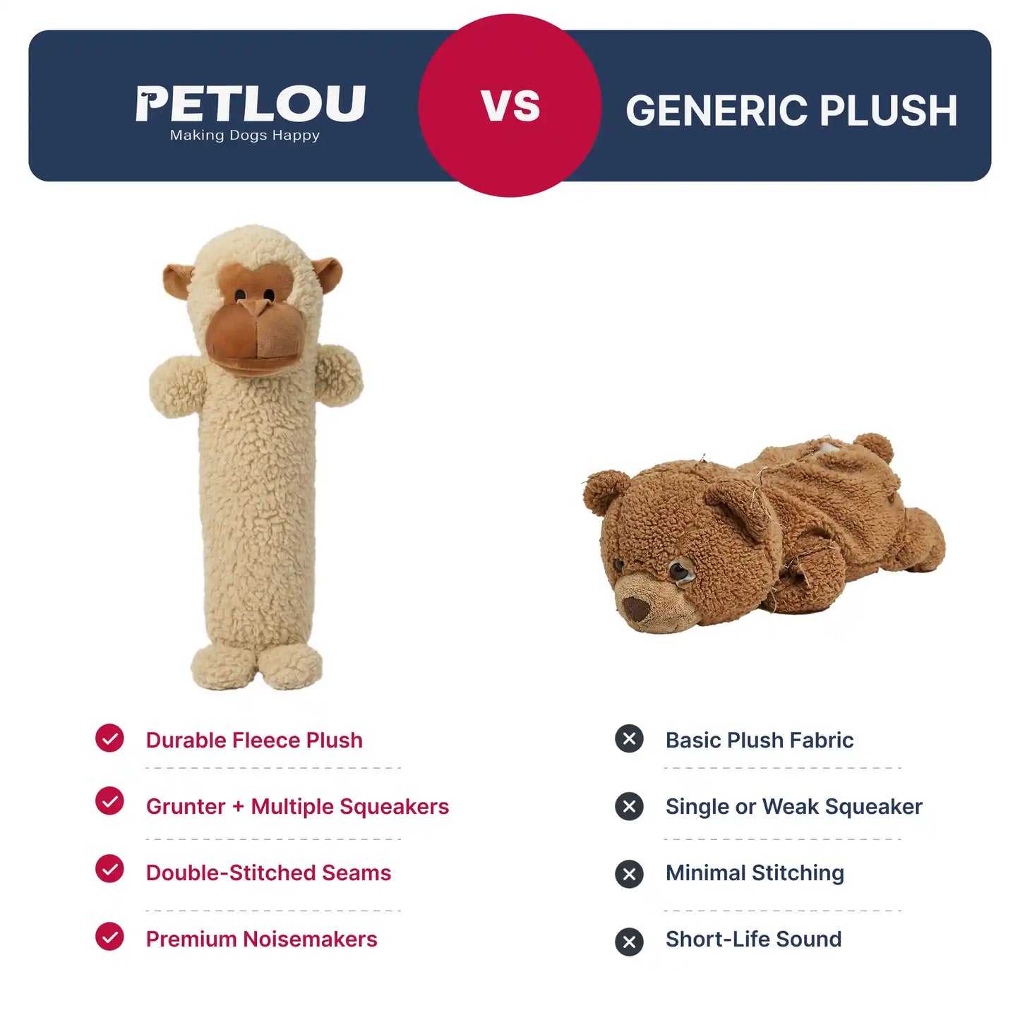 Monkey stick plush toy