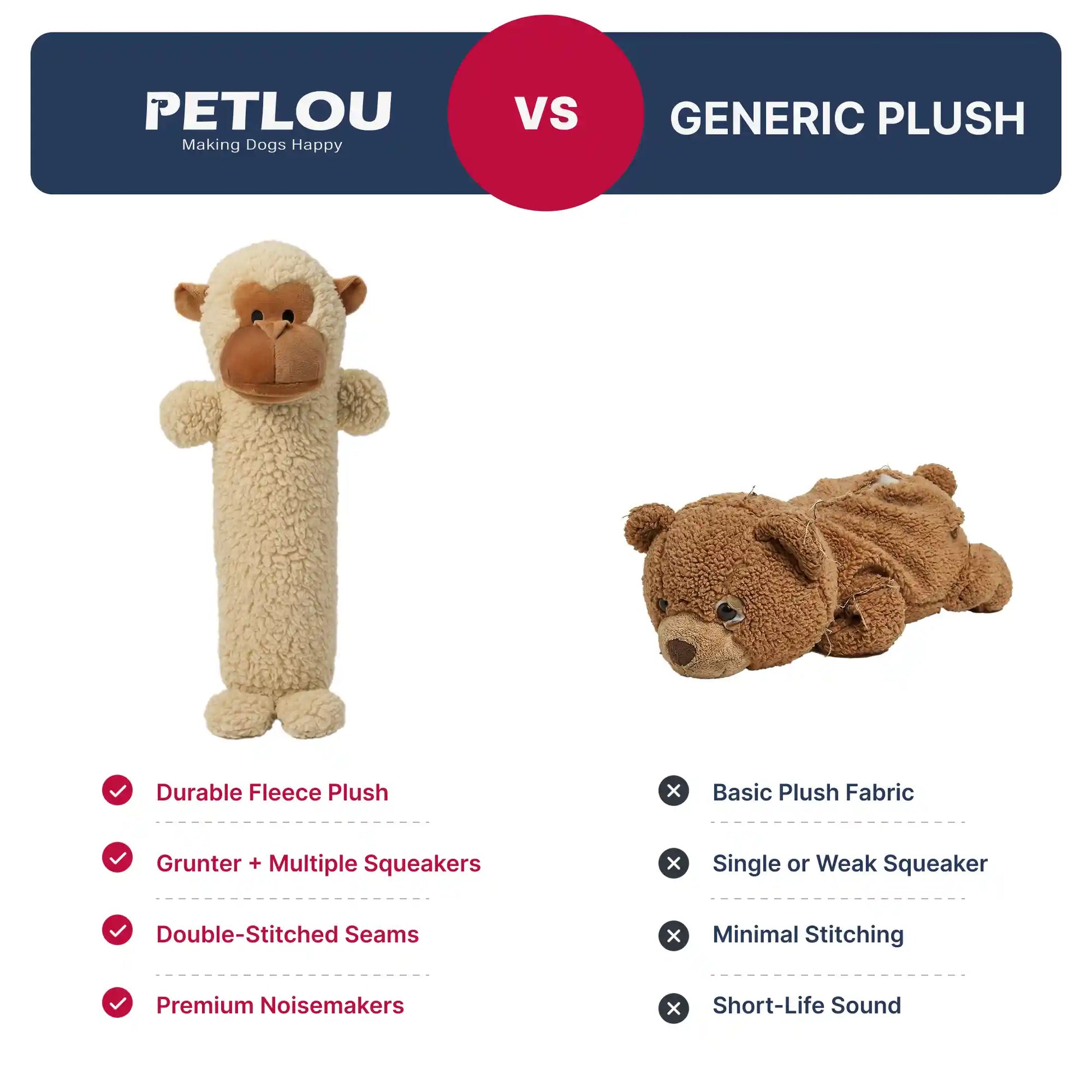 Monkey stick plush toy