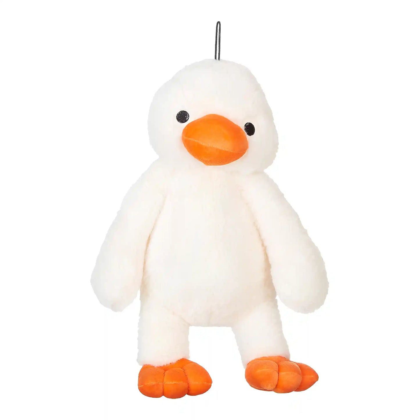 Duck plush dog toy