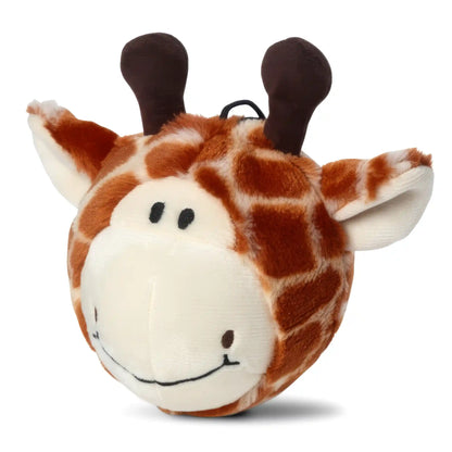Giraffe squeaky dog ball