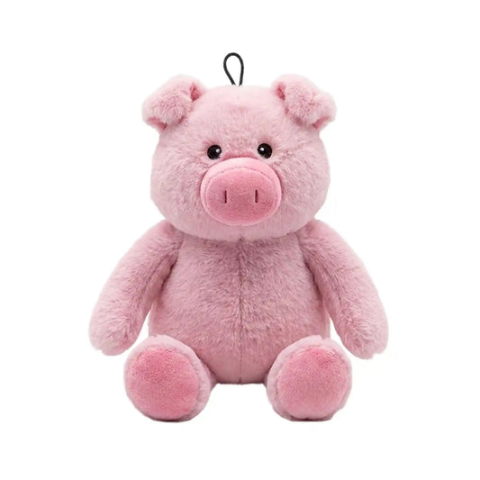 Pig plush dog toy