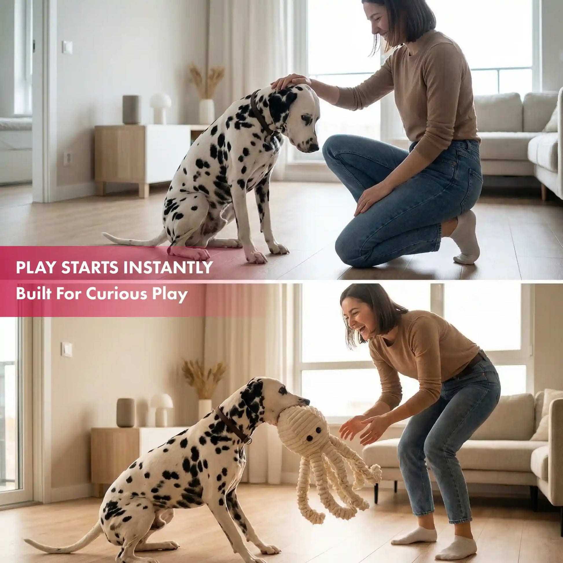 Natural octopus plush toy