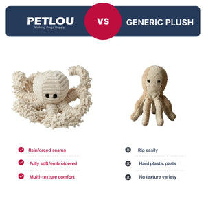 Natural octopus plush toy