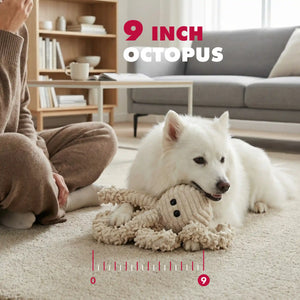 Natural octopus plush toy
