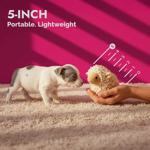 Natural lamb plush toy