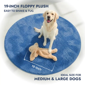 Stuffingless rabbit dog toy