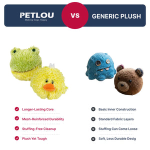 Chick and frog squeaky balls