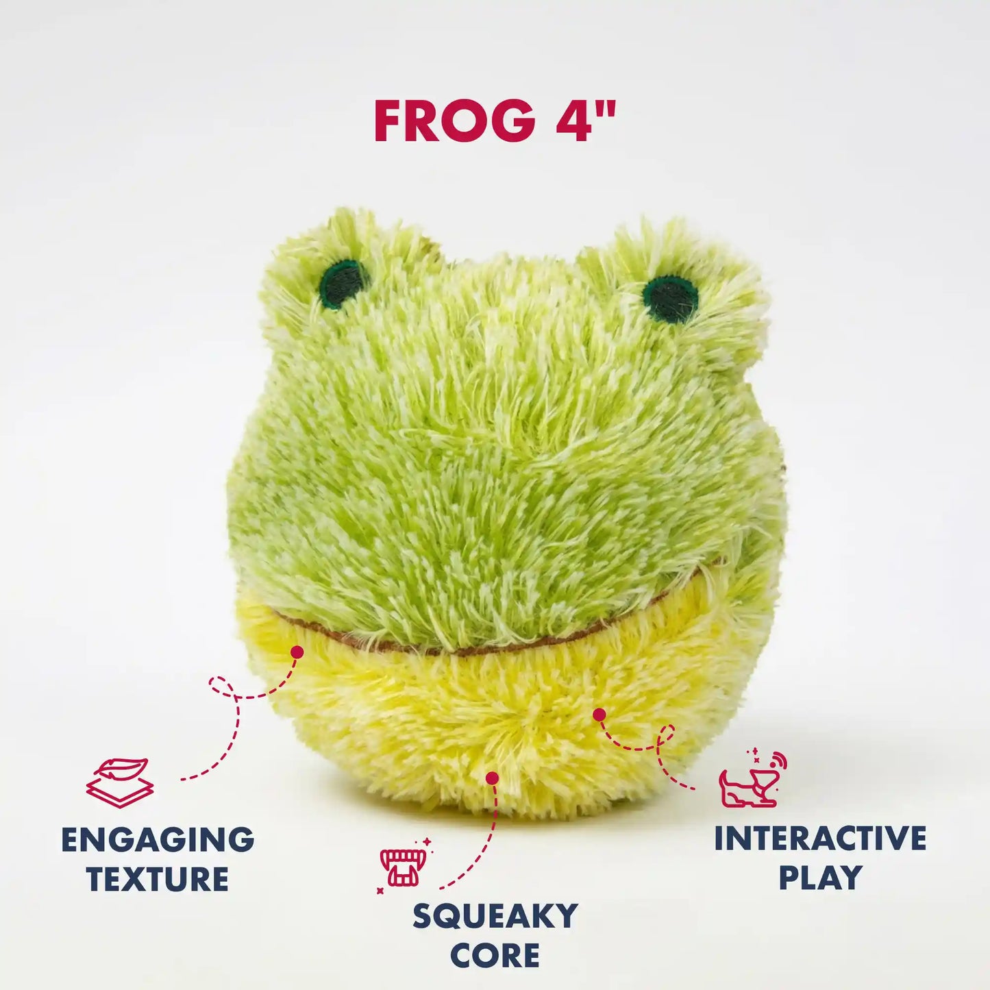 Chick and frog squeaky balls