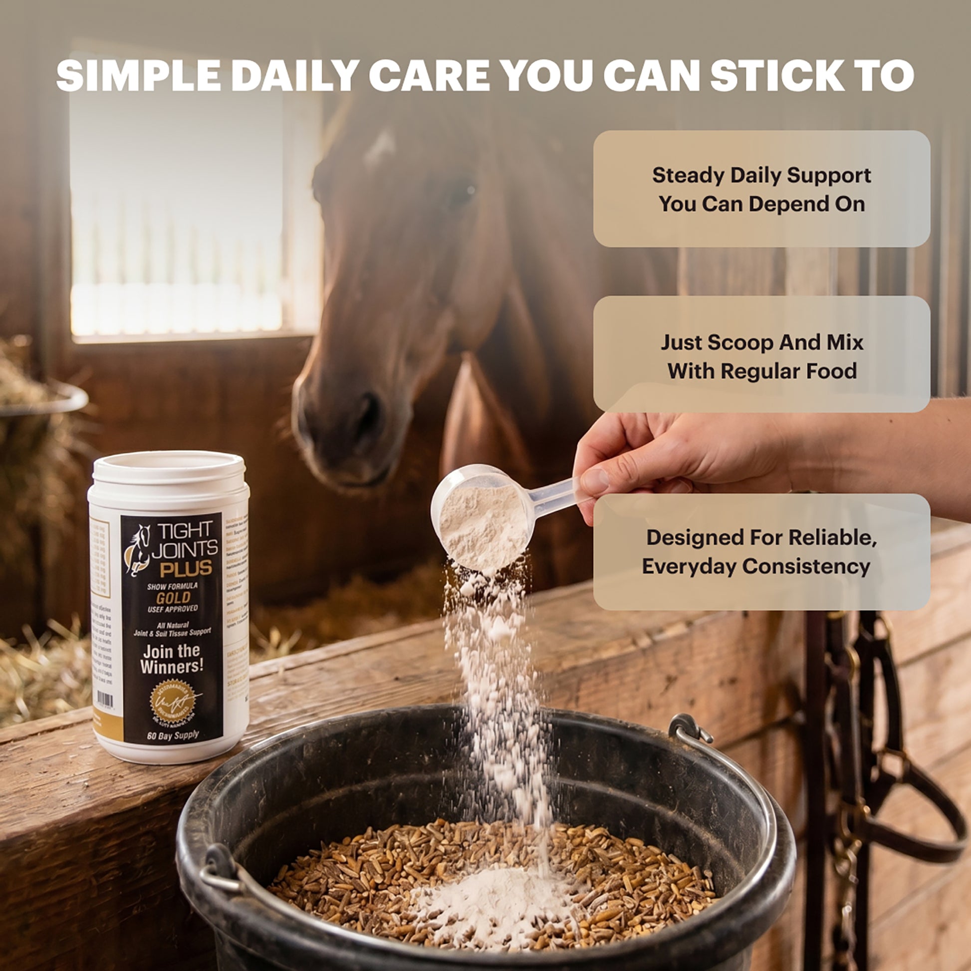 Tight Joints Plus Show Formula Horse Joint Supplement, 2 LB