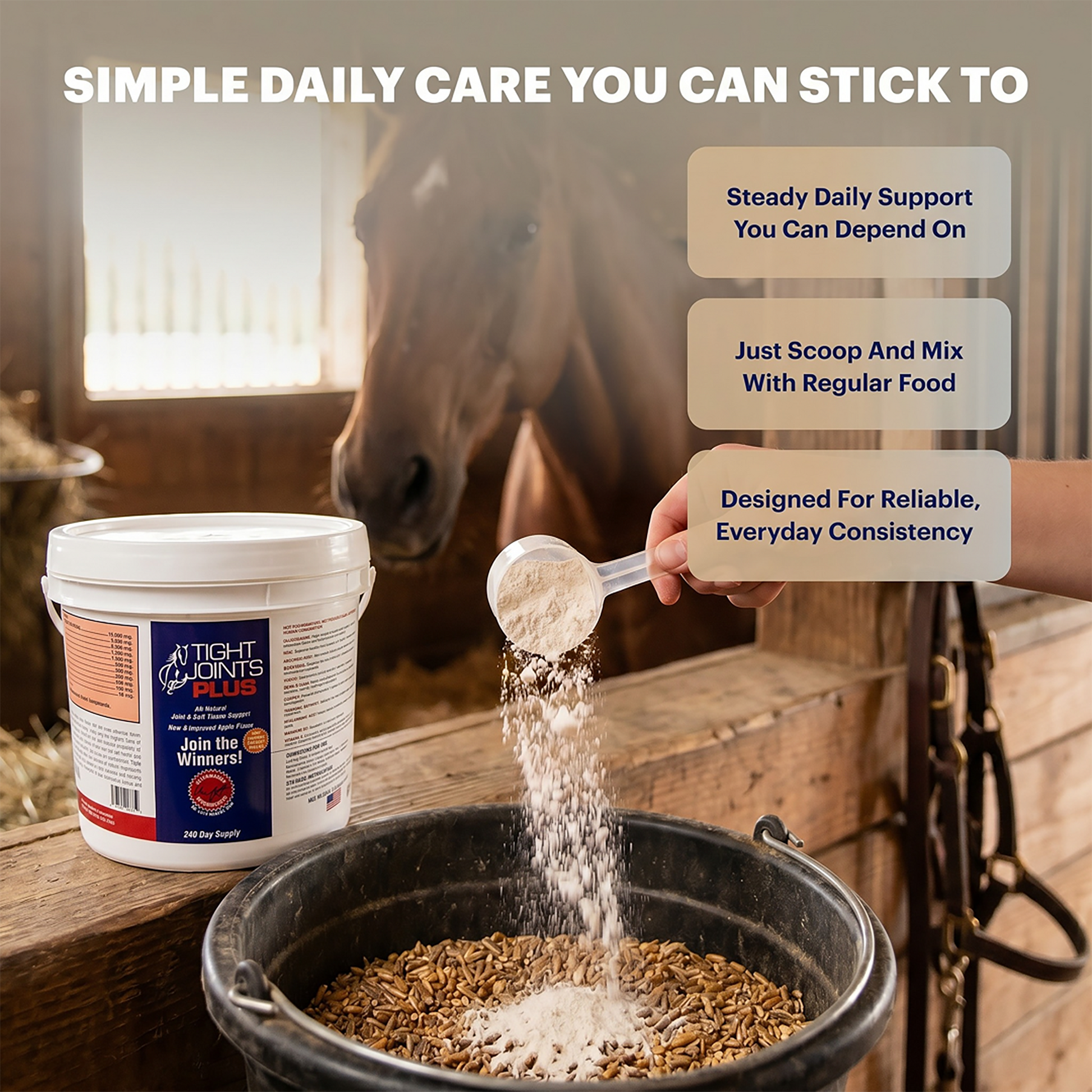 Tight Joints Plus Horse Joint Supplement with MSM, 8 LB