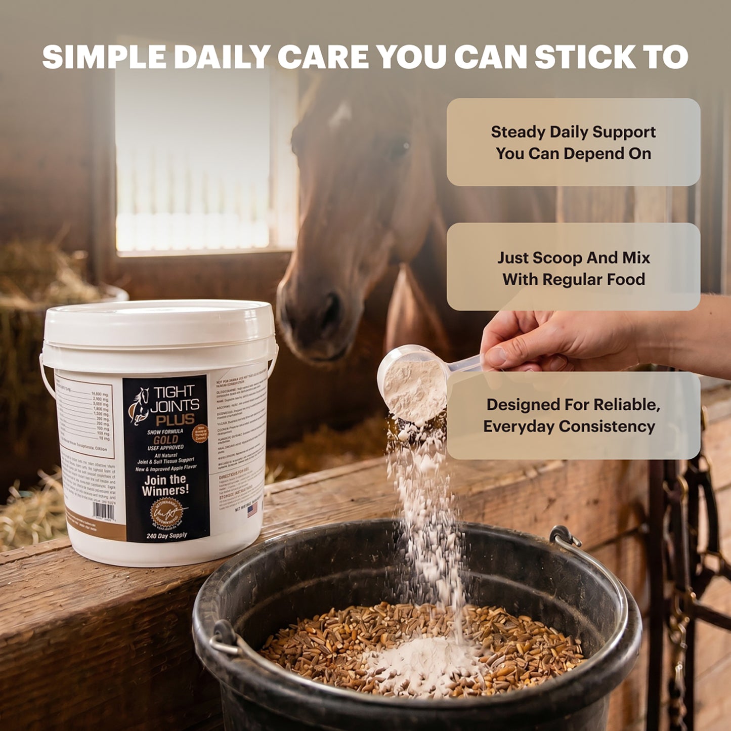 Tight Joints Plus Show Formula Horse Joint Supplement, 8 LB
