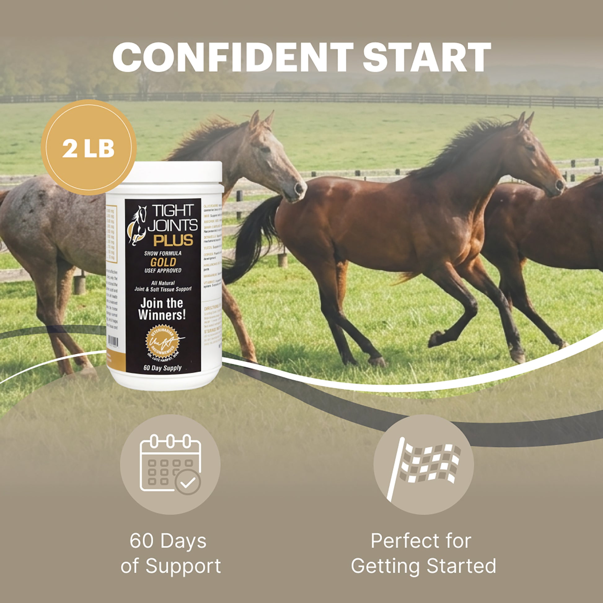 Tight Joints Plus Show Formula Horse Joint Supplement, 2 LB