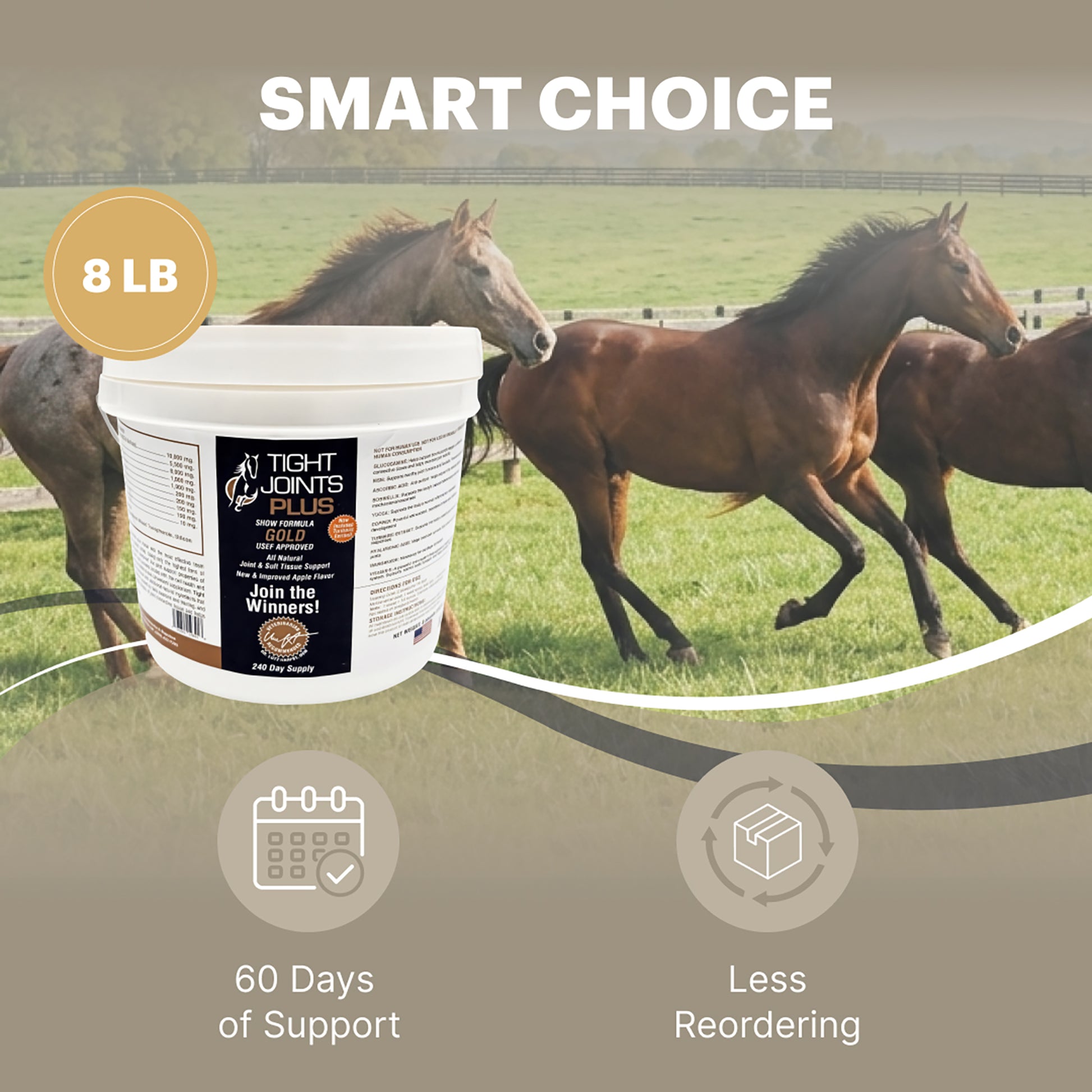 Tight Joints Plus Show Formula Horse Joint Supplement, 8 LB