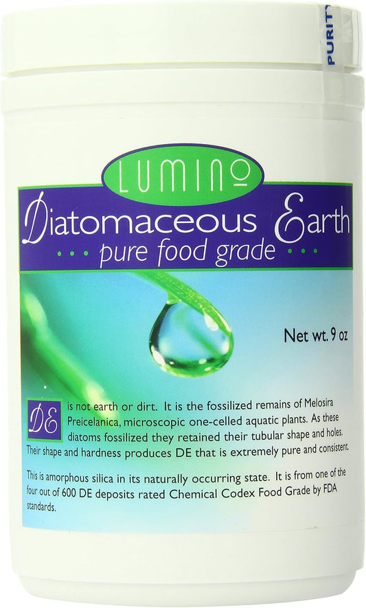Lumino Home food grade diatomaceous earth 9 oz