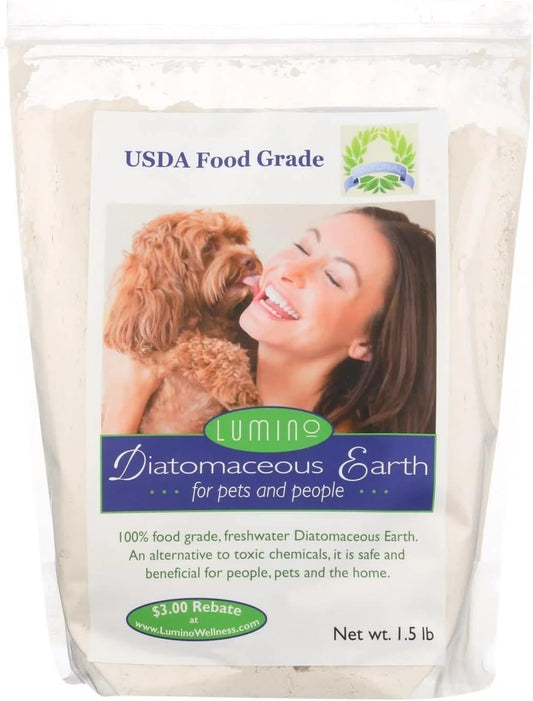 Lumino Pet and People food grade diatomaceous earth