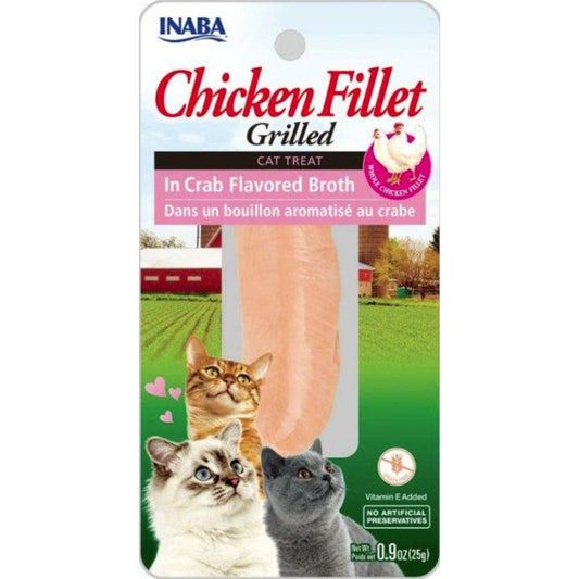 Inaba Chicken Fillet Grilled Cat Treat in Crab Flavored Broth-Animals & Pet Supplies-BimBimPet-