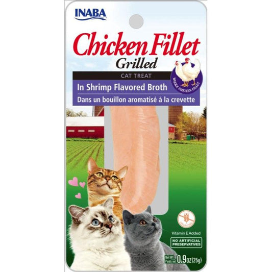 Inaba Chicken Fillet Grilled Cat Treat in Shrimp Flavored Broth-Animals & Pet Supplies-BimBimPet-