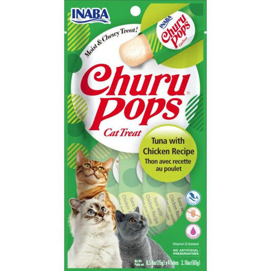 Inaba Churu Pops Tuna with Chicken Recipe Cat Treat-Animals & Pet Supplies-BimBimPet-