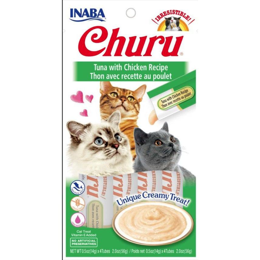 Inaba Churu Tuna with Chicken Recipe Creamy Cat Treat-Cat-Inaba-4 count-