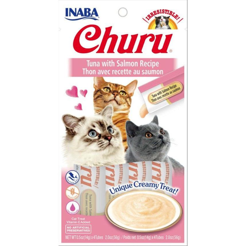 Inaba Churu Tuna with Salmon Recipe Creamy Cat Treat-Cat-Inaba-4 count-