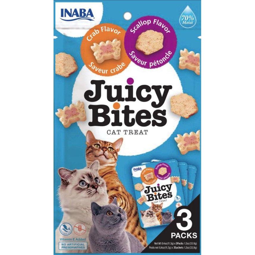 Inaba Juicy Bites Cat Treat Scallop and Crab Flavor-Cat-Inaba-3 count-