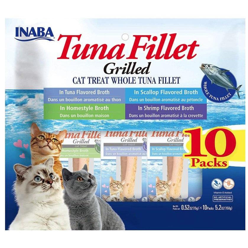 Inaba Tuna Fillet Cat Treat Whole Tuna Fillet Variety Pack-Cat-Inaba-10 count-