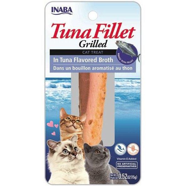 Inaba Tuna Fillet Grilled Cat Treat in Tuna Flavored Broth-Cat-Inaba-0.52 oz-