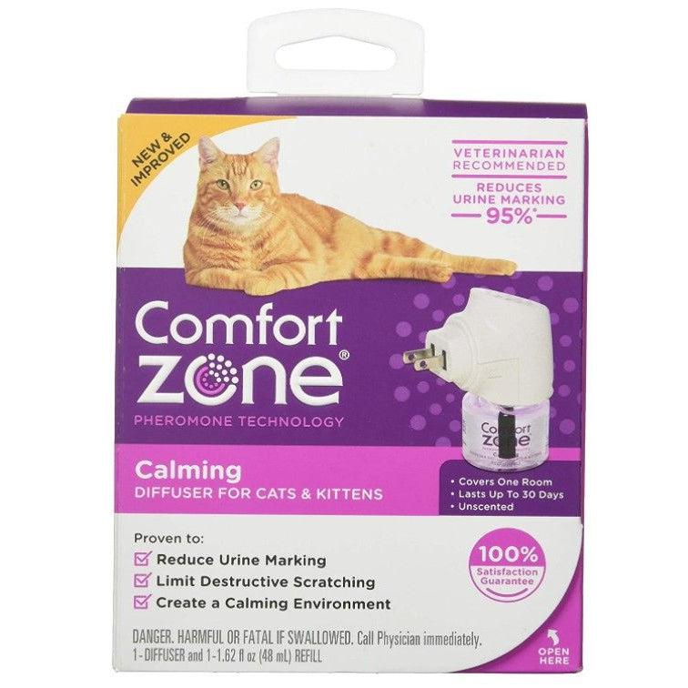 Comfort Zone Calming Diffuser Kit for Cats and Kittens-Cat-Comfort Zone-1 count-