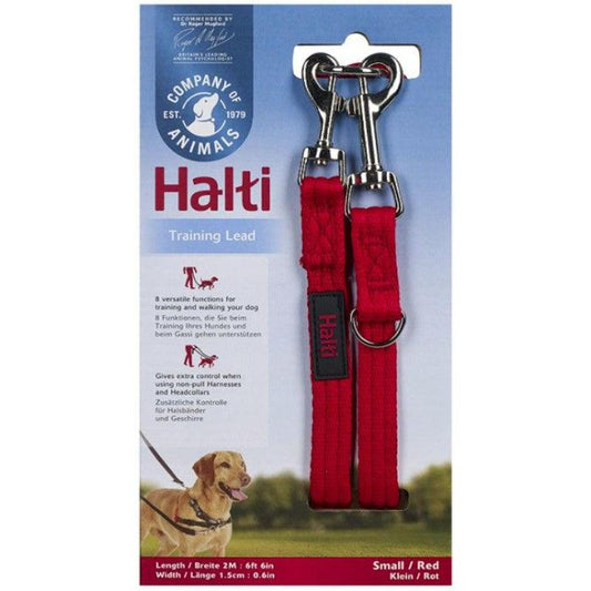 Company of Animals Halti Training Lead for Dogs Red-Animals & Pet Supplies-BimBimPet-